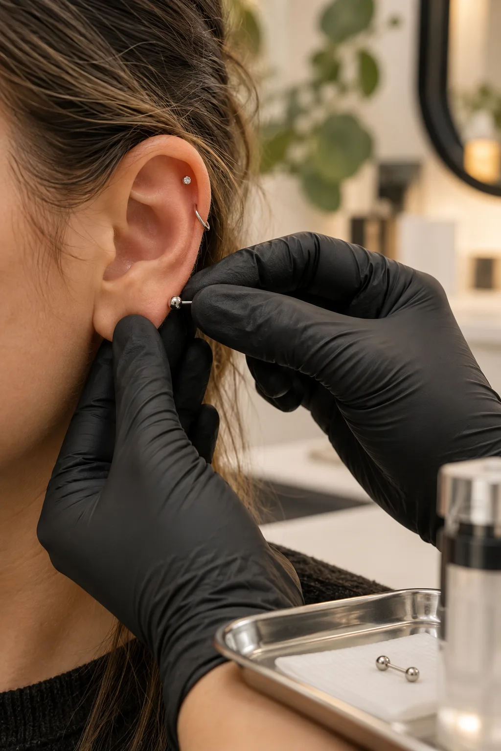 Balıkesir profesyonel piercing uygulamasında steril takı yerleşimi